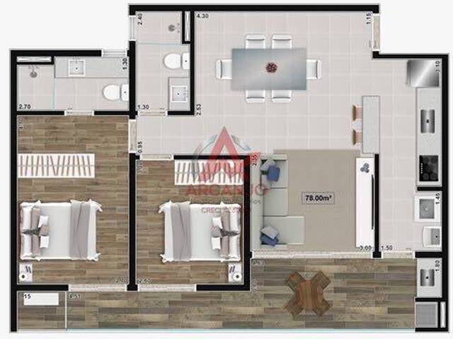 Apartamento para Venda em Ubatuba - 3