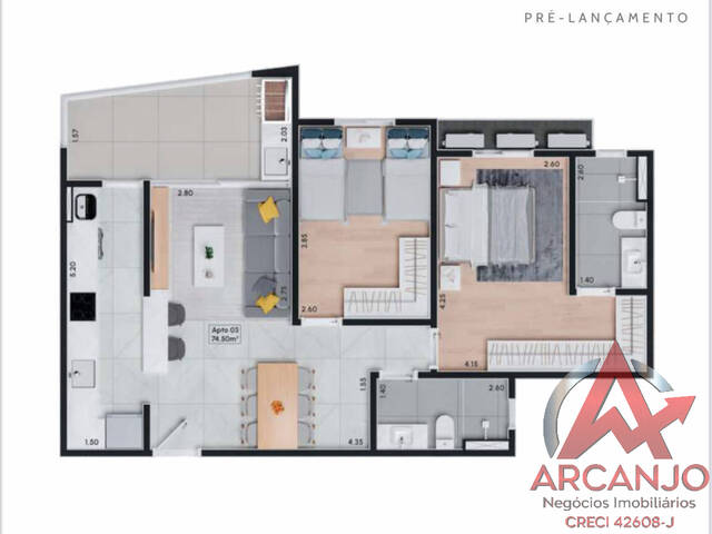 #5242 - Apartamento para Venda em Caraguatatuba - SP - 2