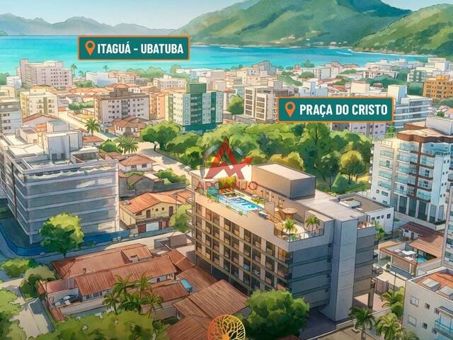 #1721 - Apartamento para Venda em Ubatuba - SP
