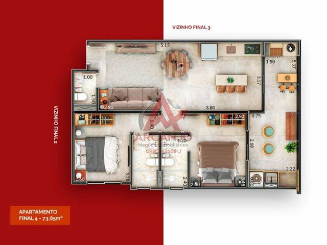 Apartamento para Venda em Ubatuba - 2