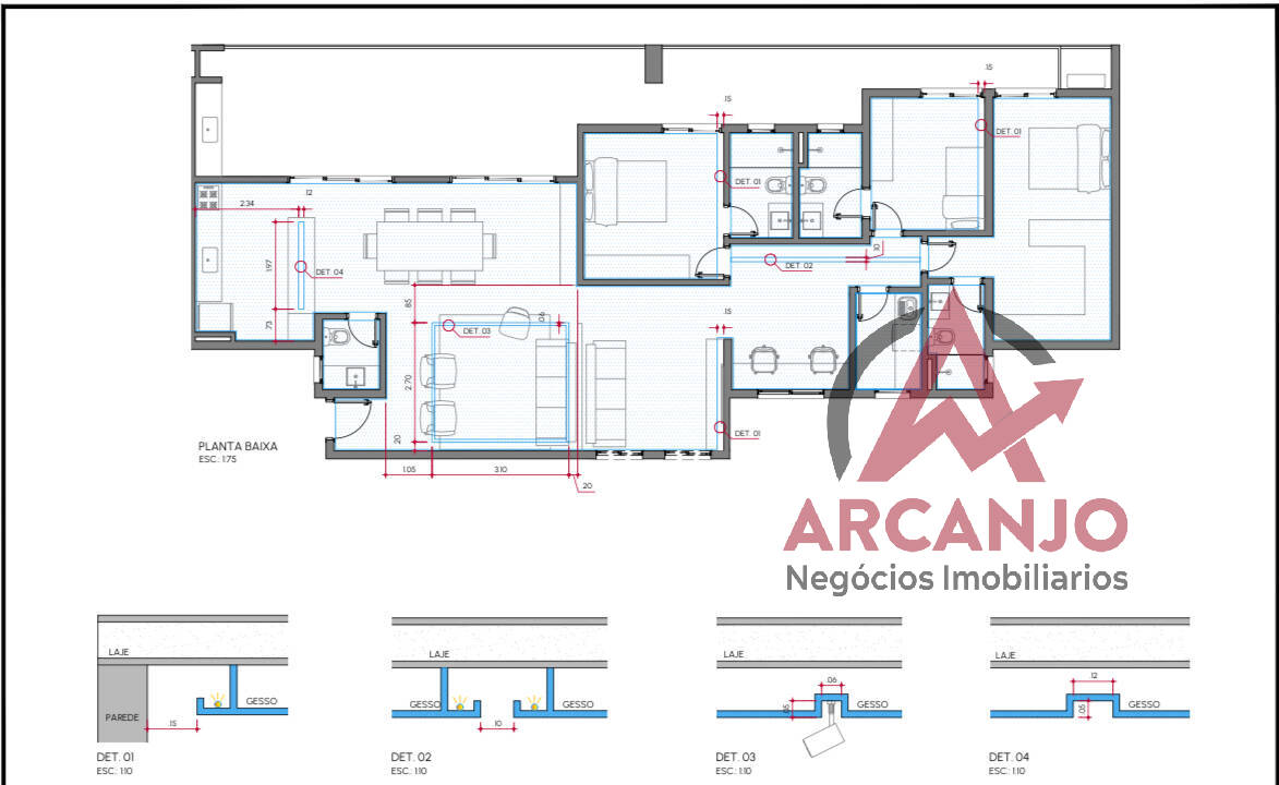 Cobertura à venda com 3 quartos, 174m² - Foto 3